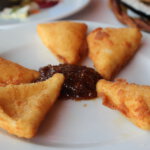 Fritierter Ziegenkäse