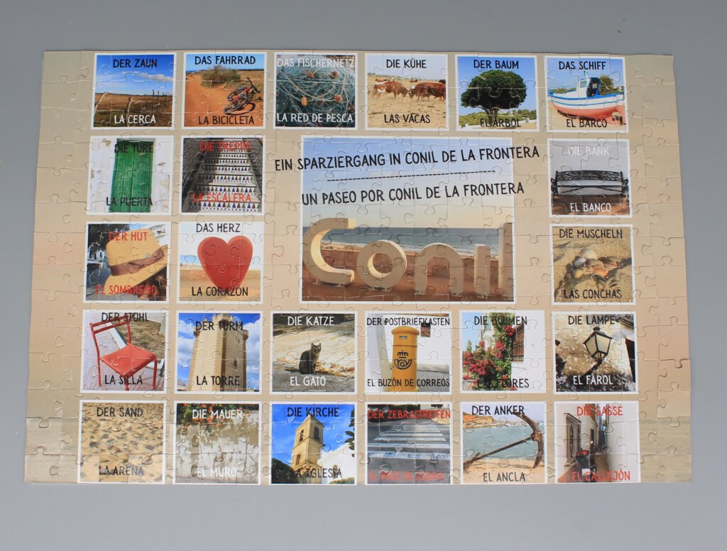 PUSP2 Puzzle Conil Spaziergang 2 Spanisch lernen