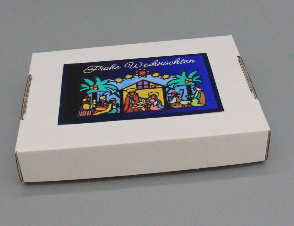 Puzzle Weihnachten 2 Fensterbild