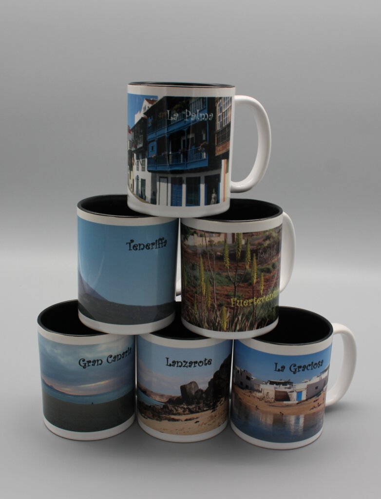 6 Tassen kanarische Inseln
